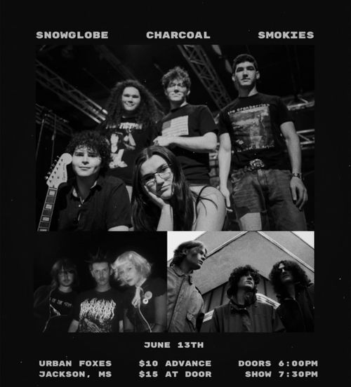 Snowglobe, Smokies, Charcoal 